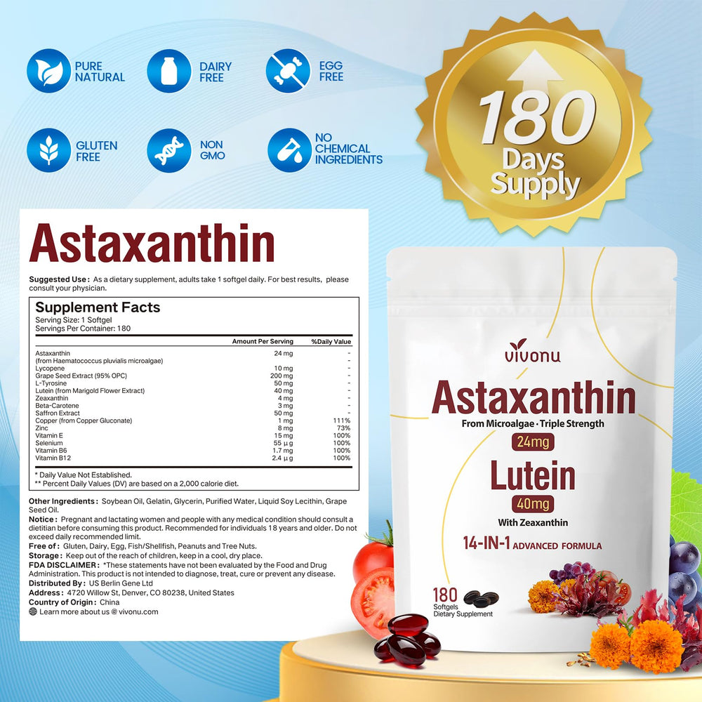 VivoNu eye-skin-support packaging closeup highlights combined benefits.