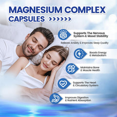 VivoNu magnesium capsules close-up highlighting eight forms for absorption