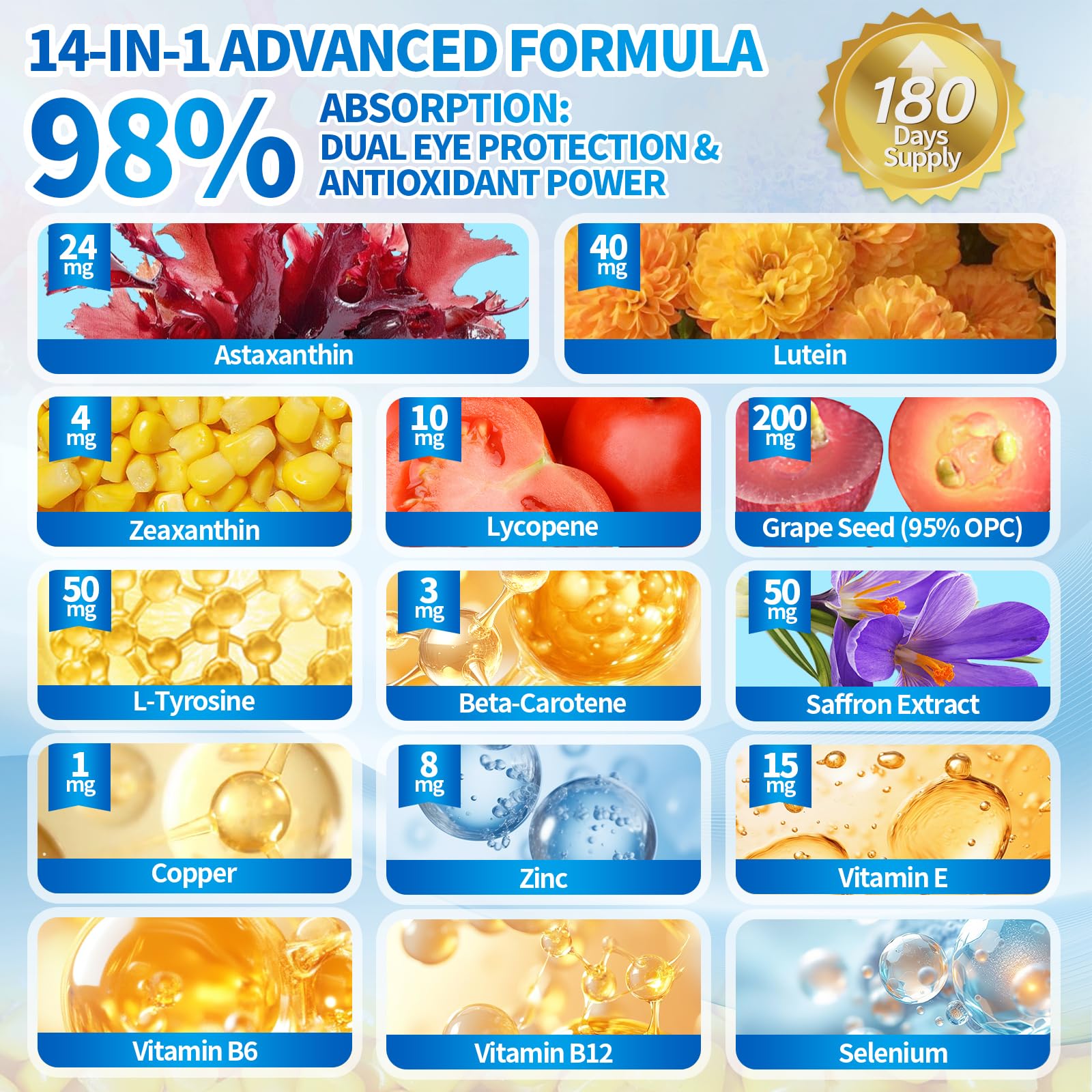 VivoNu microalgae source highlight showing fresh antioxidant origin.