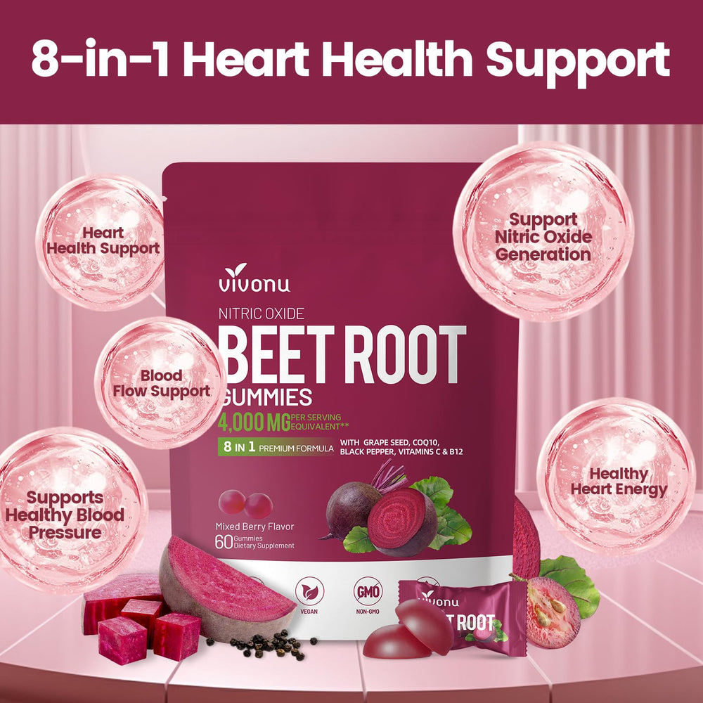 VivoNu Mixed Berry flavor emphasizes pleasant taste in daily gummies.