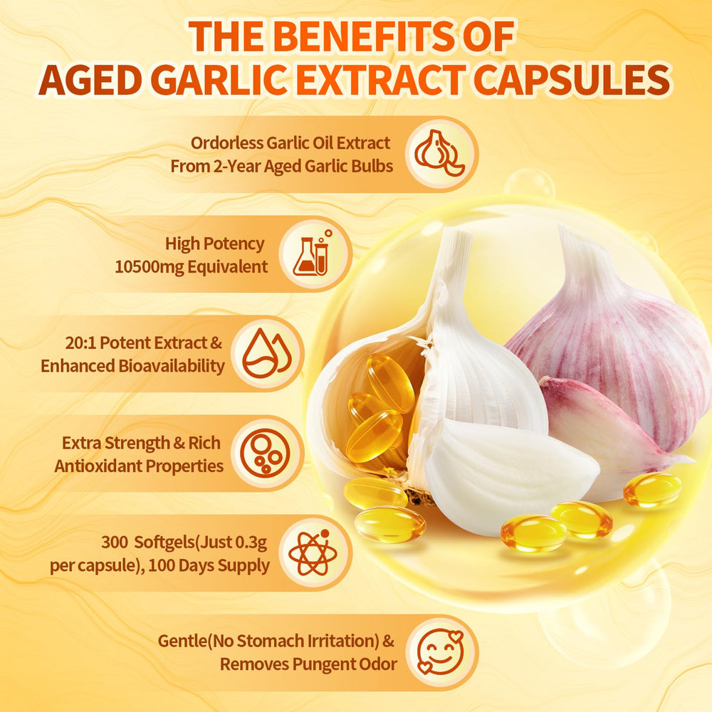 VivoNu odorless formula close-up shows garlic capsules without strong odor.