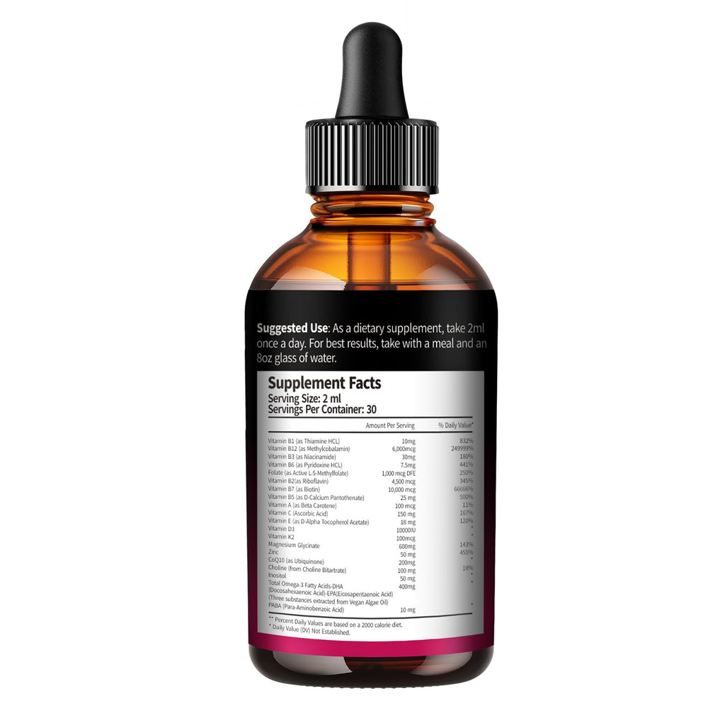 VivoNu raspberry flavor drops in a glass for a tasty supplement.