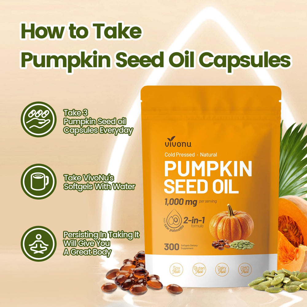 VivoNu serving three softgels demonstrates daily serving size