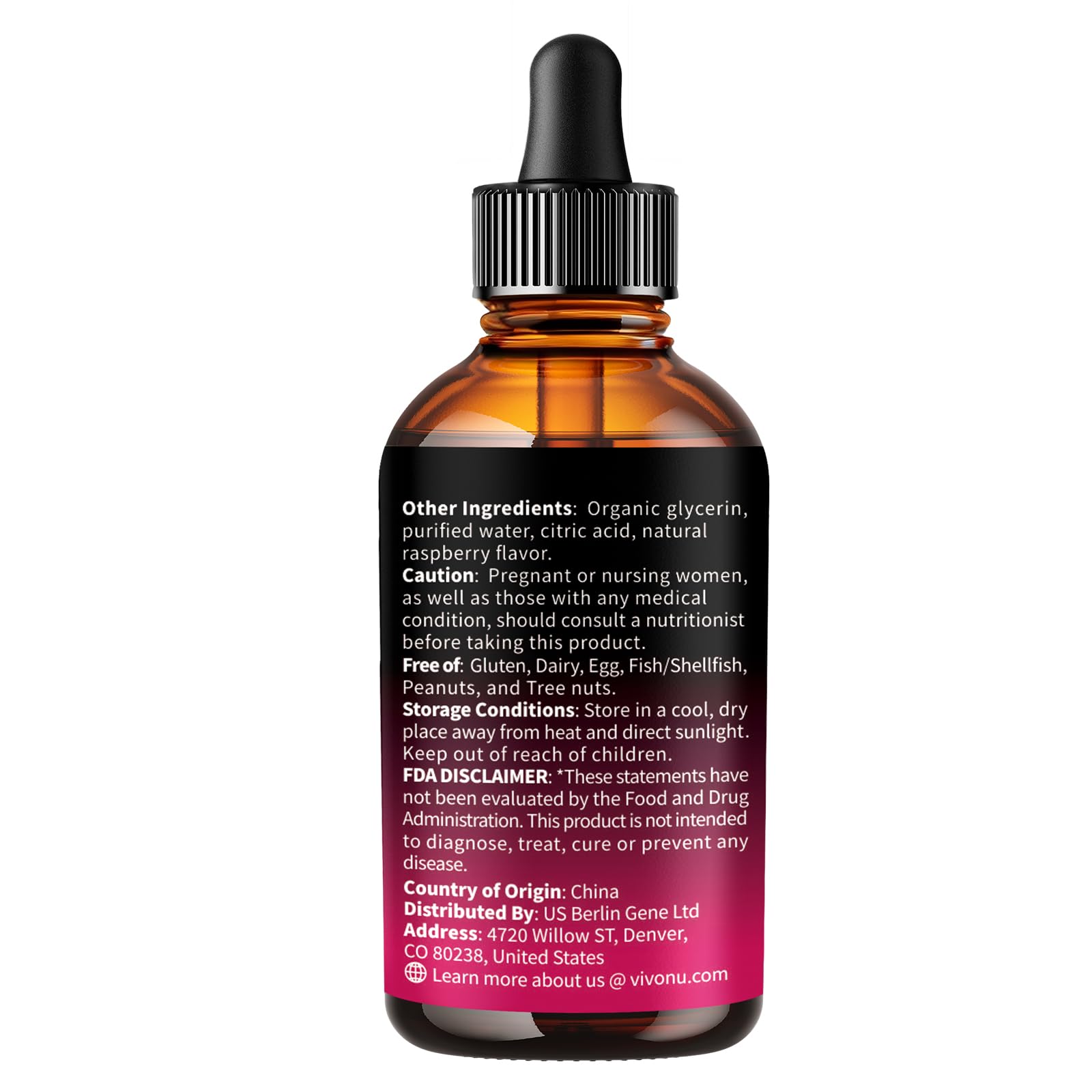 VivoNu travel-friendly 2 oz bottle for on-the-go routines.