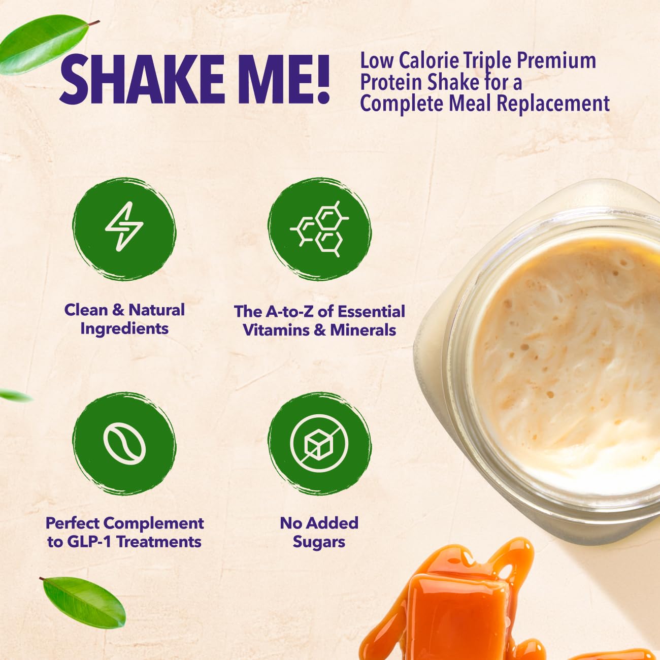 VIVRI Premium Triple Protein powder ready to scoop for lean energy.