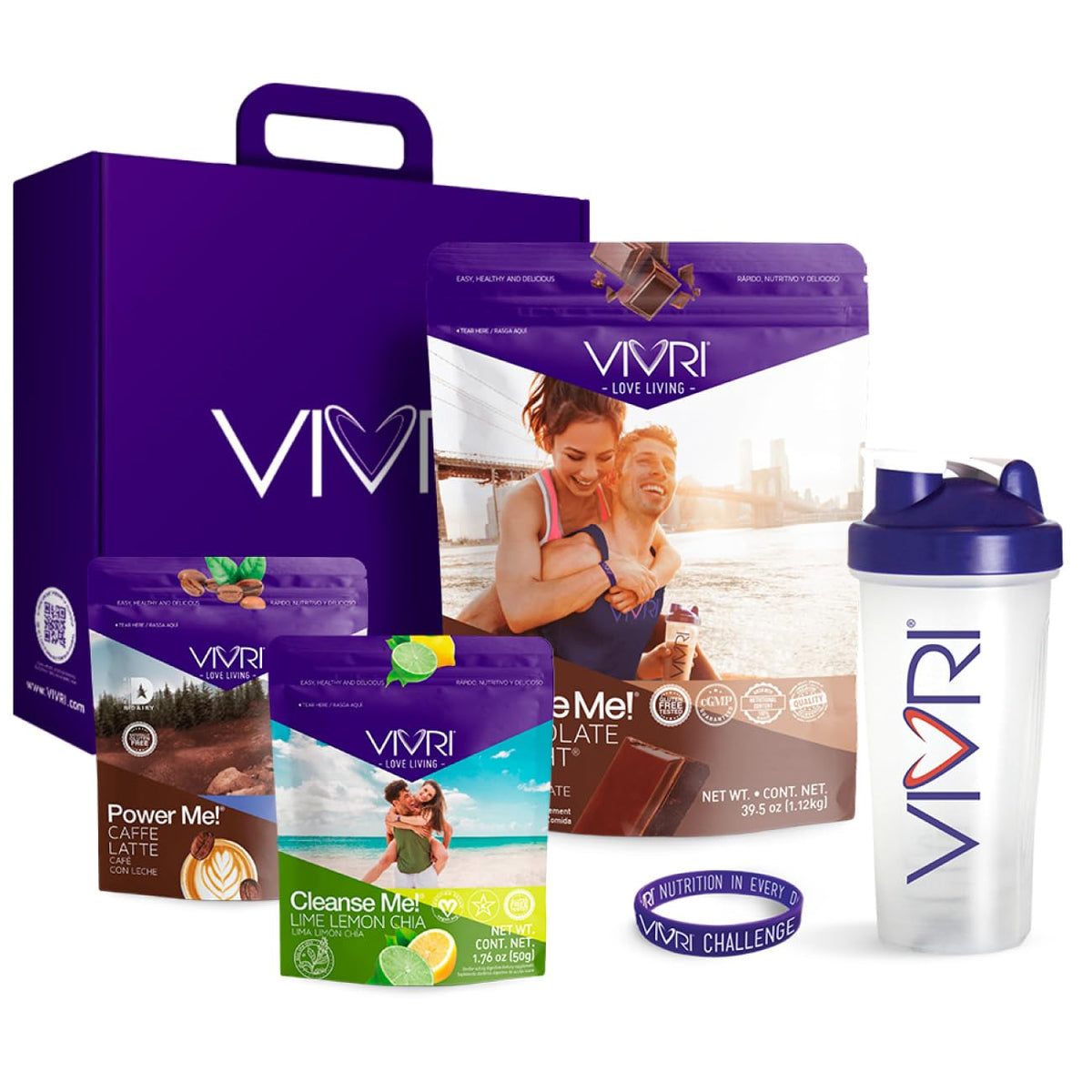 VIVRI 10-Day Challenge chocolate delight shaker for smooth meal replacement