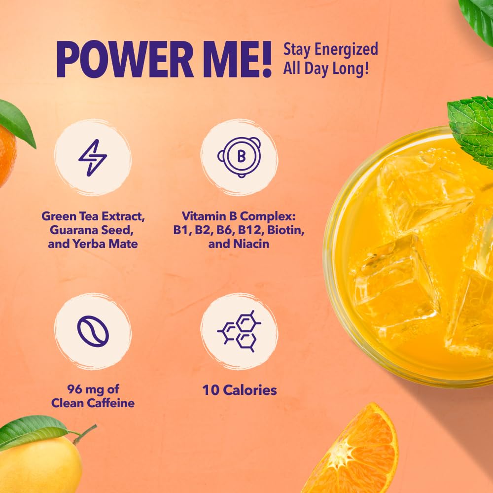 Powder dispensed into liquid for quick energy mix with PowerMe.