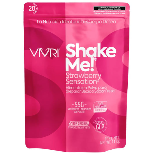 Vivri Shake Me Strawberry Sensation bottle shows ready-to-drink protein option for on-the-go