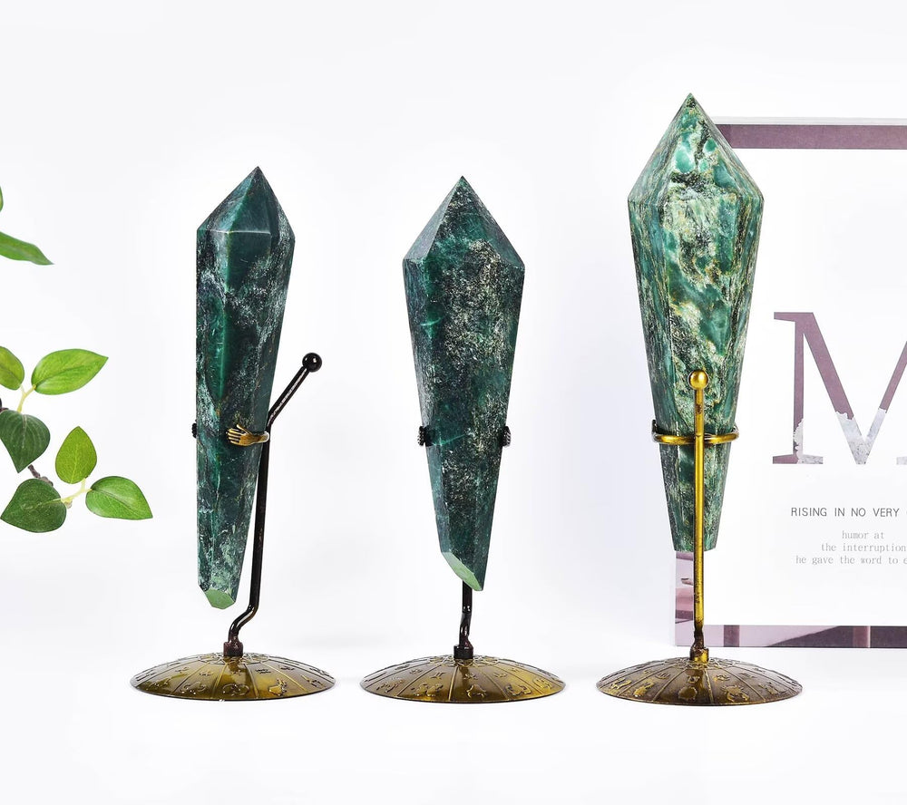 VIZYTOU Emerald Wand office decor adding soothing energy to workspace