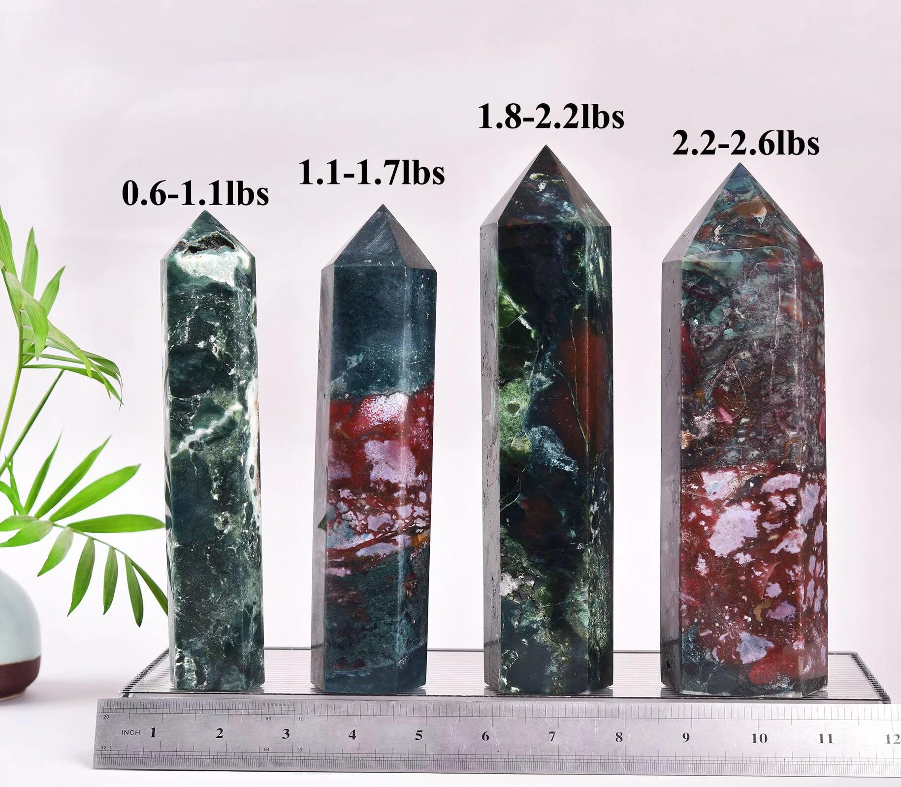 VIZYTOU Faceted Crystal Wand catches light and adds decorative shine.