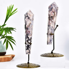 VIZYTOU crystal wand enhances calm home office decor and work focus