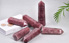 VIZYTOU meditation crystal obelisk supports focused practice and energy enhancement.