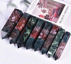 Vizytou Ocean Jasper color mosaic displays rainbow hues for vibrant display.