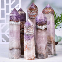 VIZYTOU natural wand-style obelisk enhances energy flow in homes and studios