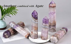 VIZYTOU 1.1-1.7 lb obelisk offers natural color variation and collectable charm