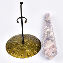 VIZYTOU six faceted Reiki crystal wand guiding emotional balance