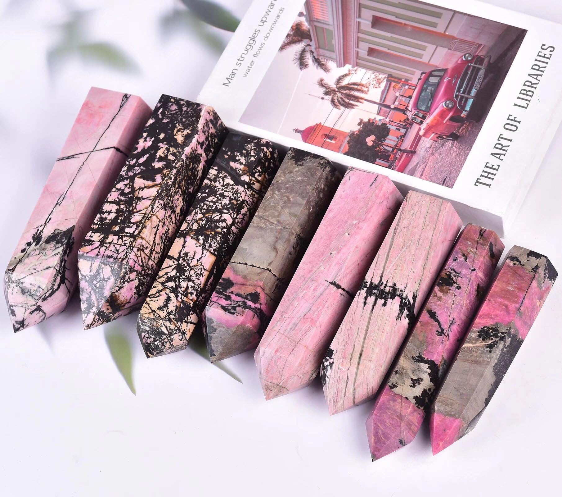 VIZYTOU Six-faceted Reiki wand elevating a desk setup