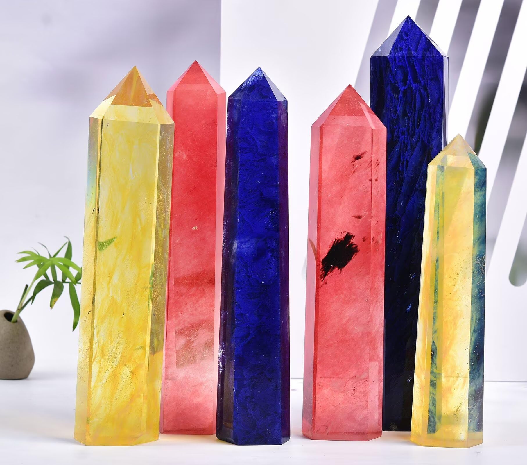 Vizytou 1.8-2.2 lb obelisk ships randomly from batches for unique charm