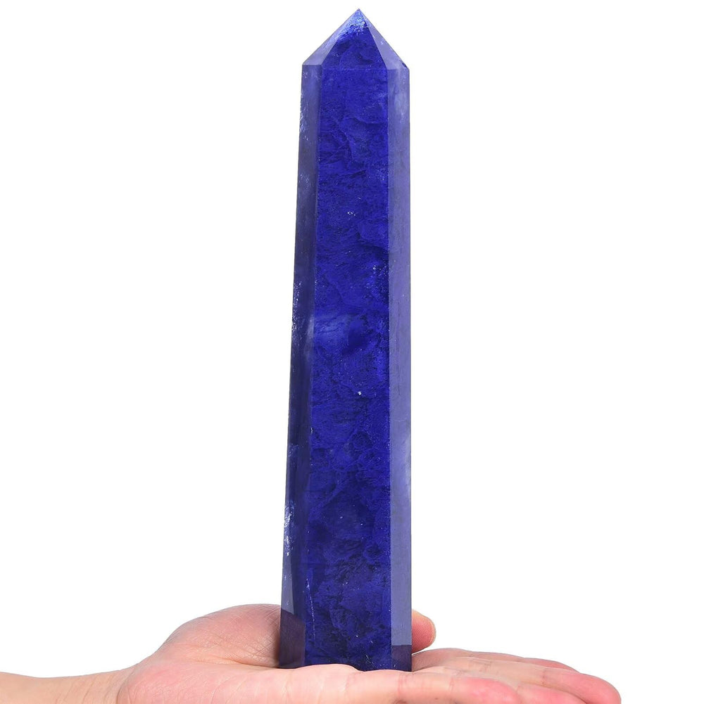 VIZYTOU smelting blue quartz tower obelisk for calming ambiance