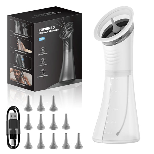 VLINGQI ear-wax remover with LED display for precise cleaning control.