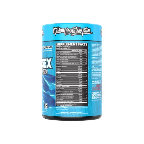 Aminogex Ultra scoop ready to mix for pre- and post-workout recovery.