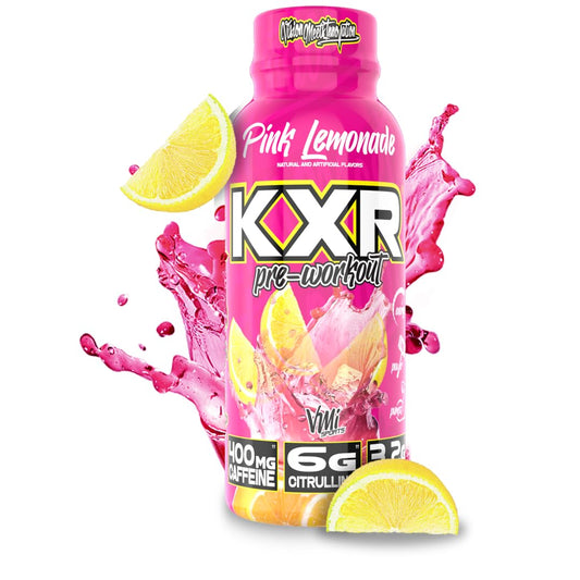 VMI Sports KXR Gummy Bear bottle with flavor variety for energized training.