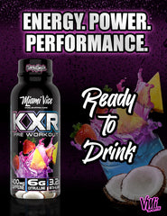 VMI Sports KXR Gummy Bear bottle with flavorful energy lift.