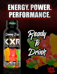 VMI Sports KXR miami vice bottle front, delicious flavor and sustained energy.
