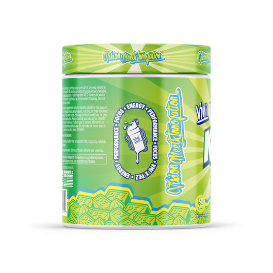 KXR powder scoop image showing portion control for consistent energy before training.