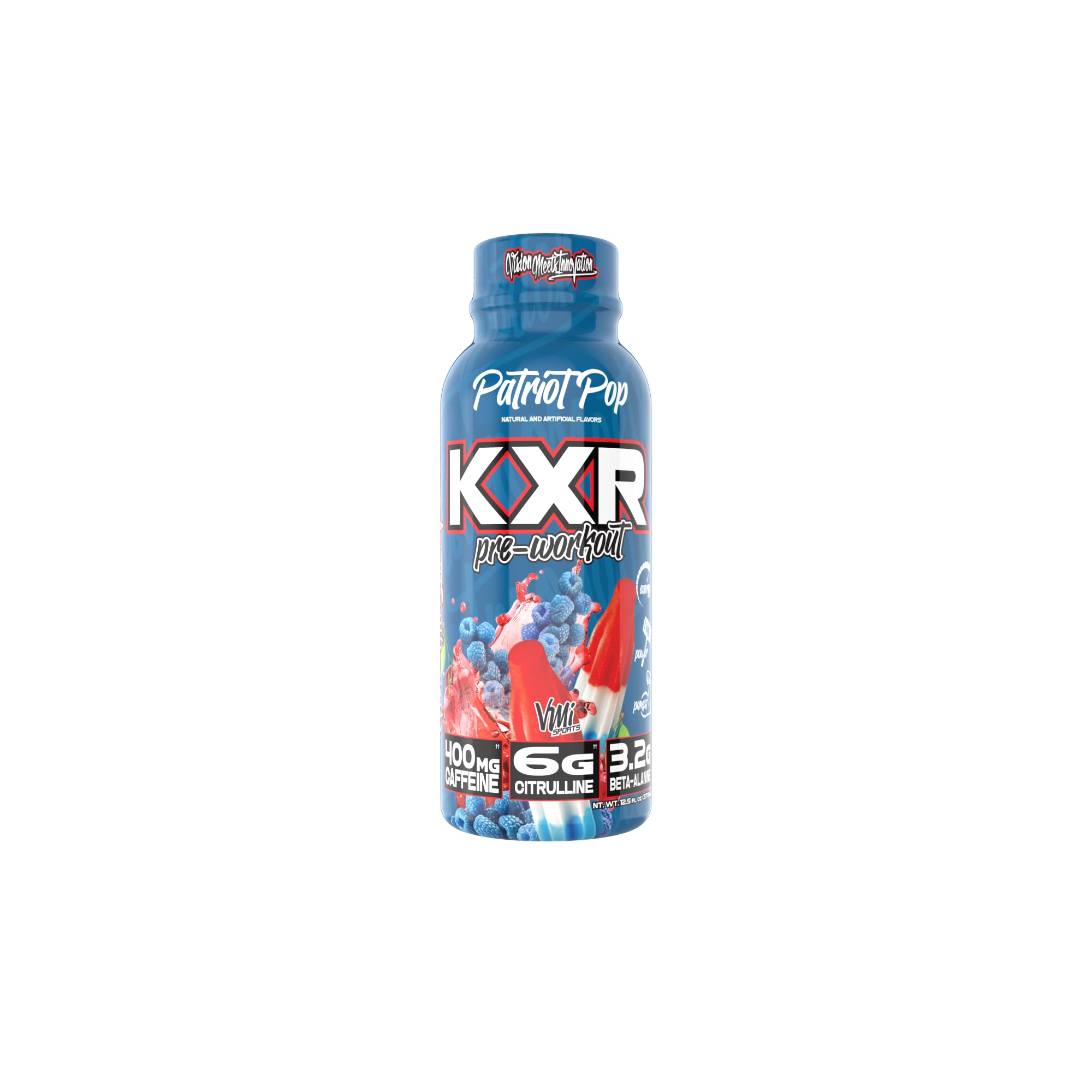 VMI Sports KXR USA-made badge on bottle for quality assurance