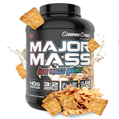 VMI Sports Major Mass bottle with pour showing lean mass support