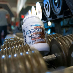 Post-workout ProtoLyte shake shown as a recovery option