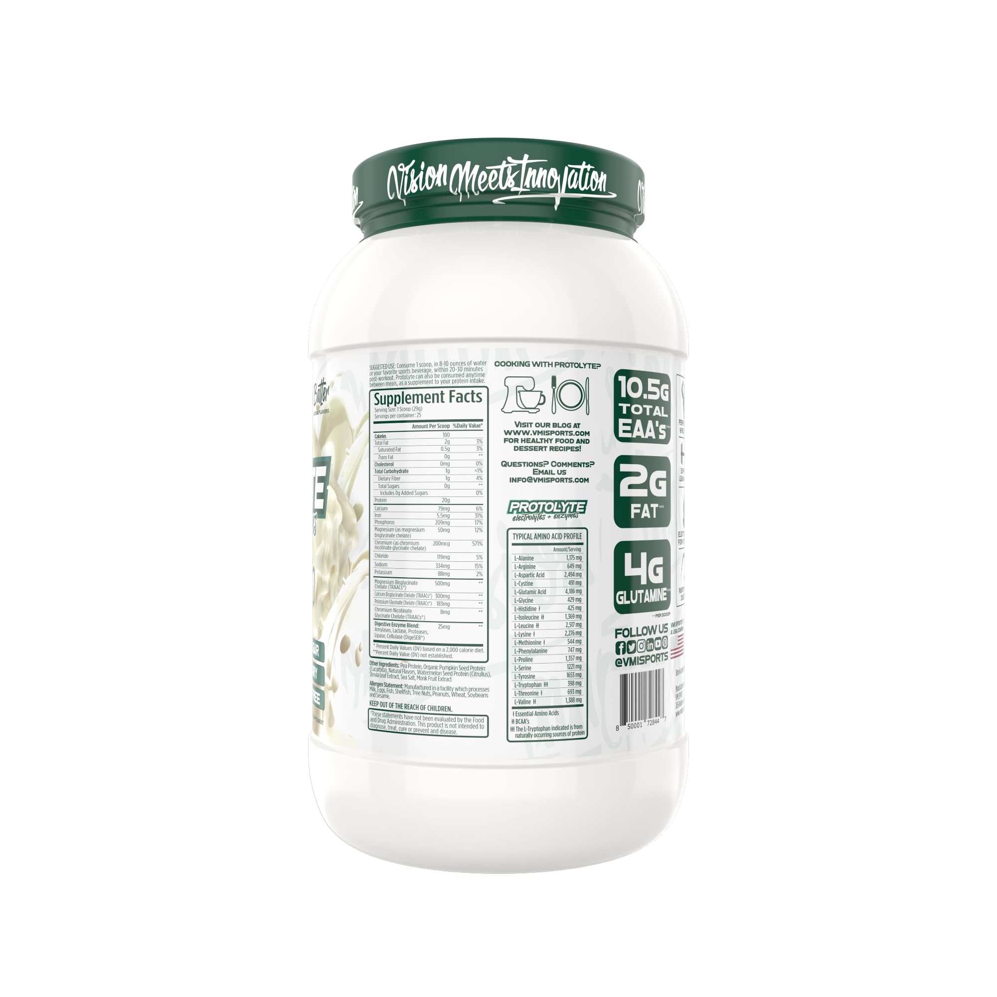Protolyte digestive enzymes blend aiding digestion after meals or workouts