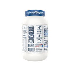 ProtoLyte scoop pouring into shaker for quick mixability