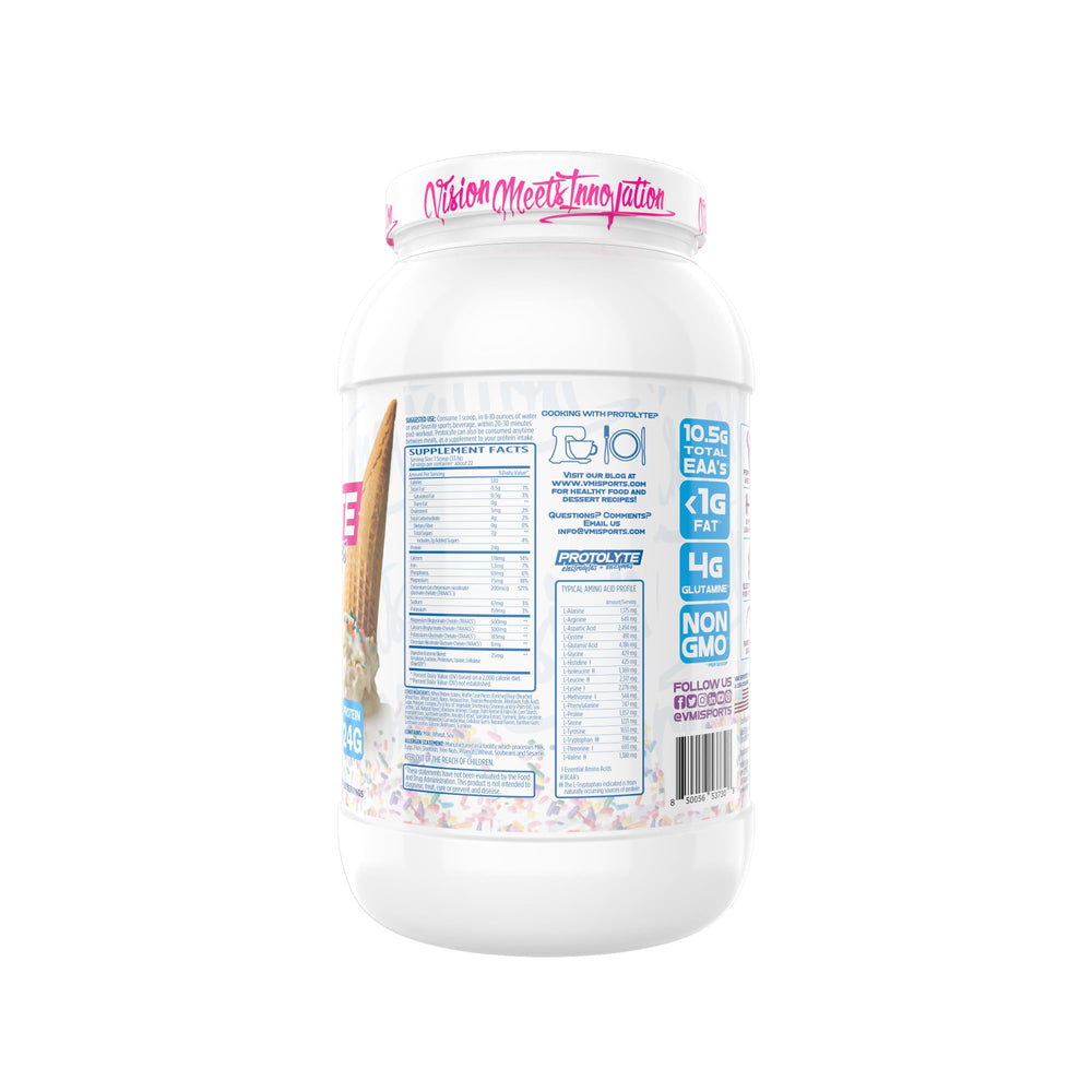ProtoLyte shake in vanilla flavor ready for post-workout fueling with fast digestion.