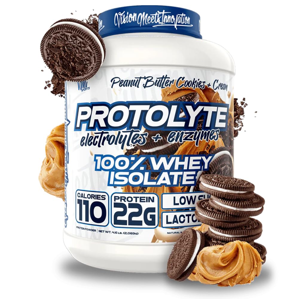 VMI Sports ProtoLyte whey isolate bottle pour for quick post-workout shake