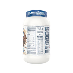 VMI Sports ProtoLyte glass with chocolate peanut butter flavor ready for recovery