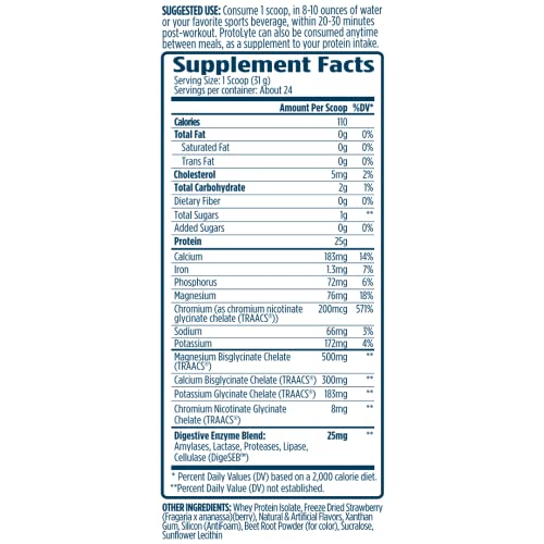VMI Sports ProtoLyte whey isolate pour shows quick digestion potential during post-workout recovery.