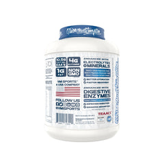 VMI Sports ProtoLyte shake with glass for lean muscle recovery