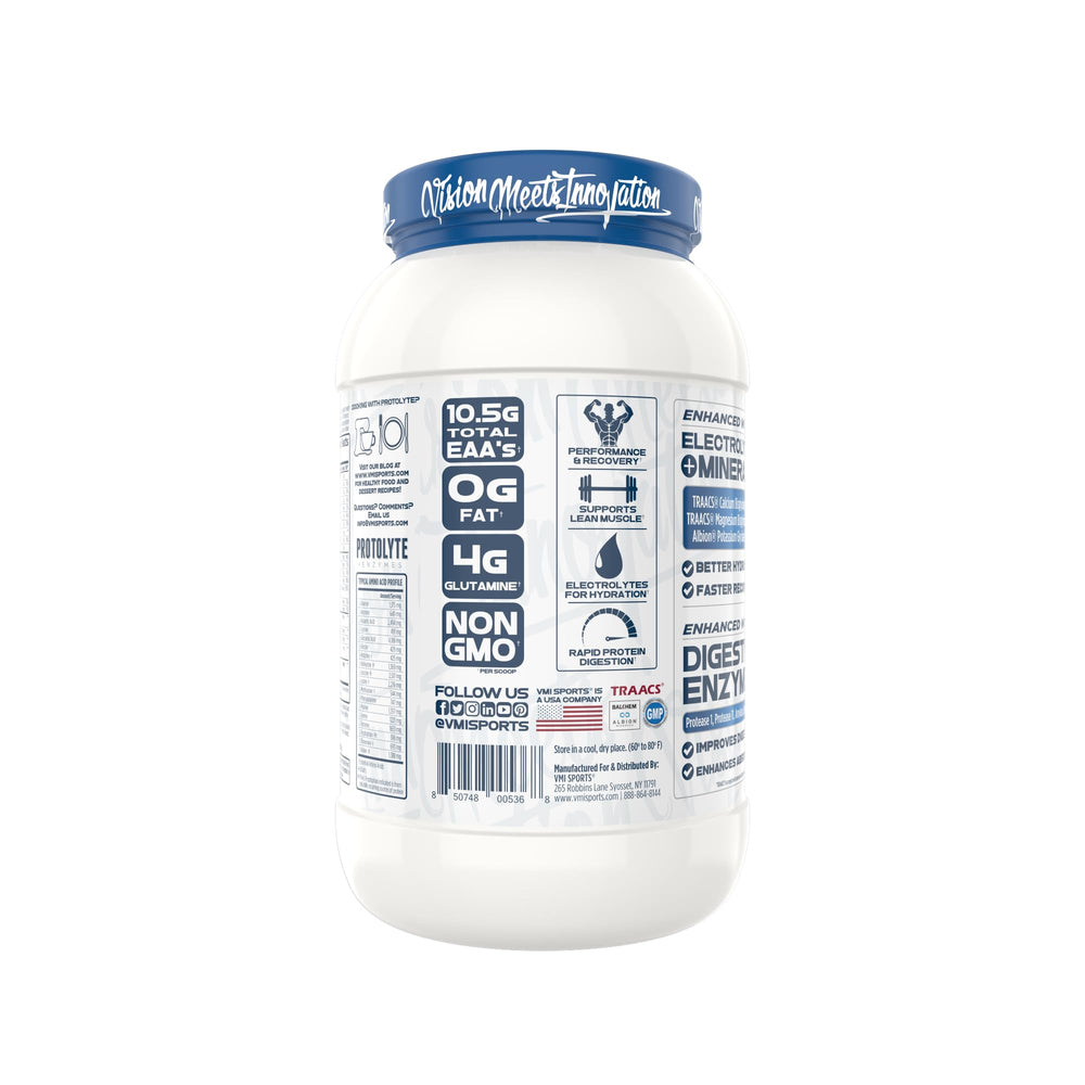 ProtoLyte Vanilla Cake Batter label offers a tasty protein boost.
