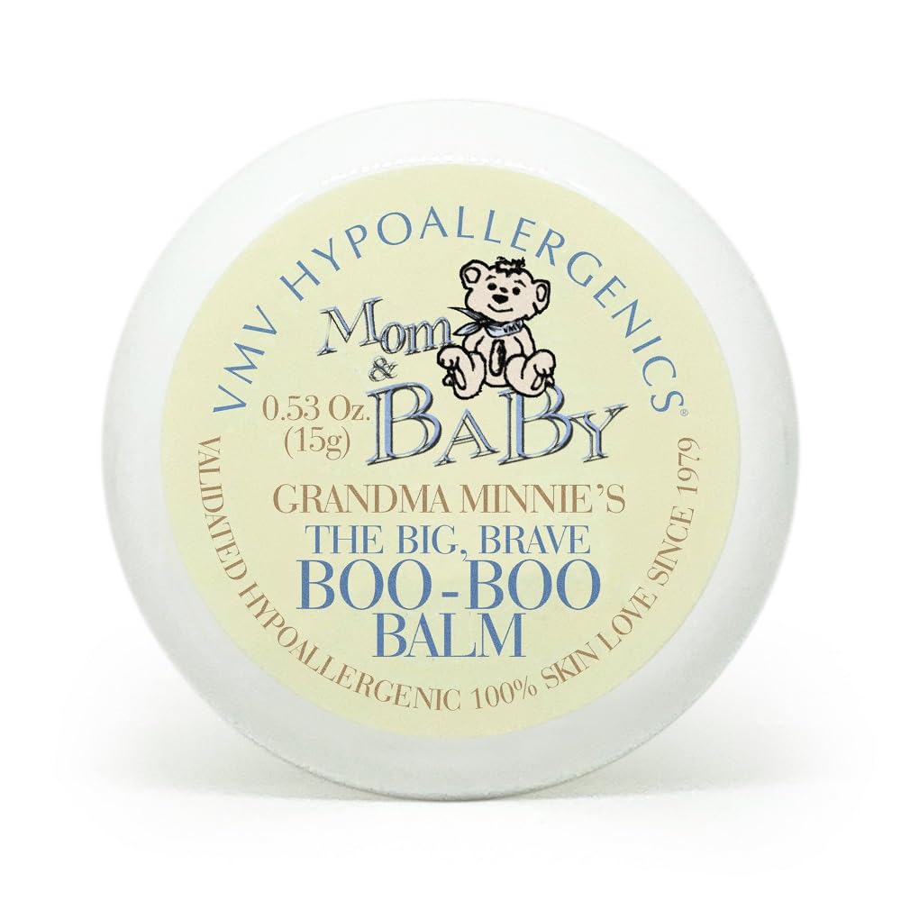 VMV Boo-Boo Balm jar close-up for sensitive skin care