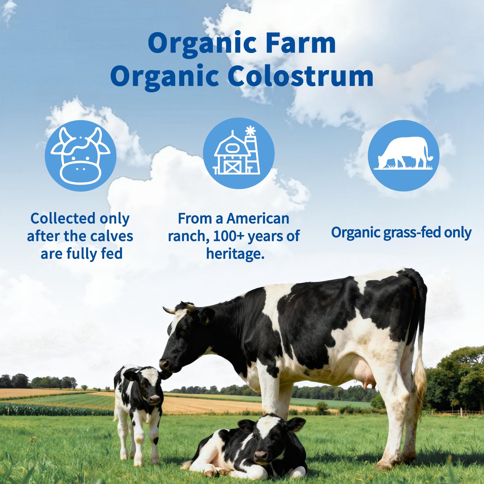 VNNIQ colostrum powder dissolves in water for tasteless supplementation