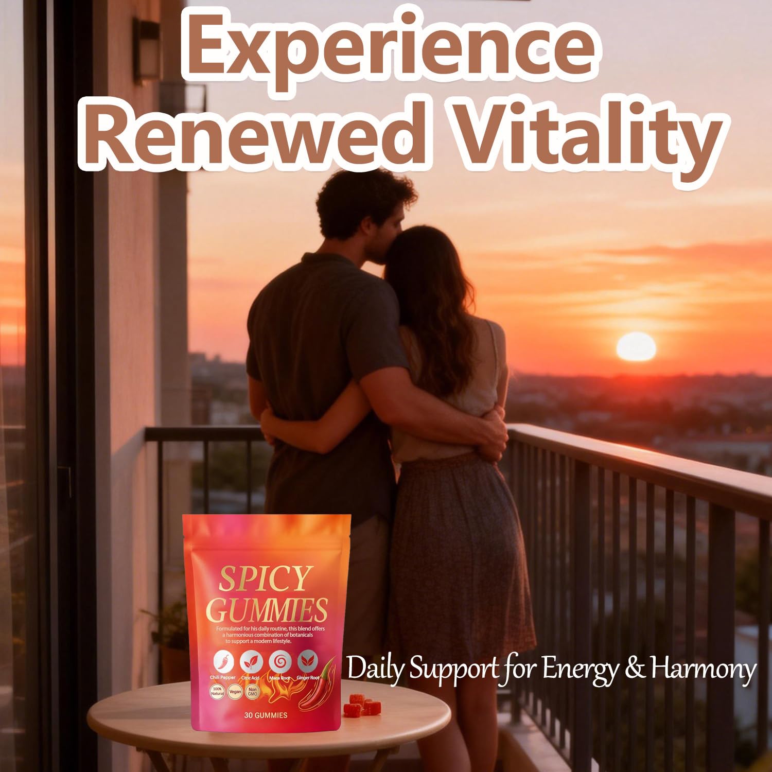 Voererh Spicy Gummy on shelf presents an accessible wellness option.