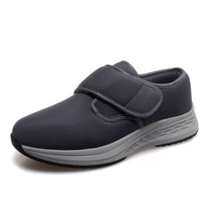 Vogona grey shoe, close-up color and size 9 label.