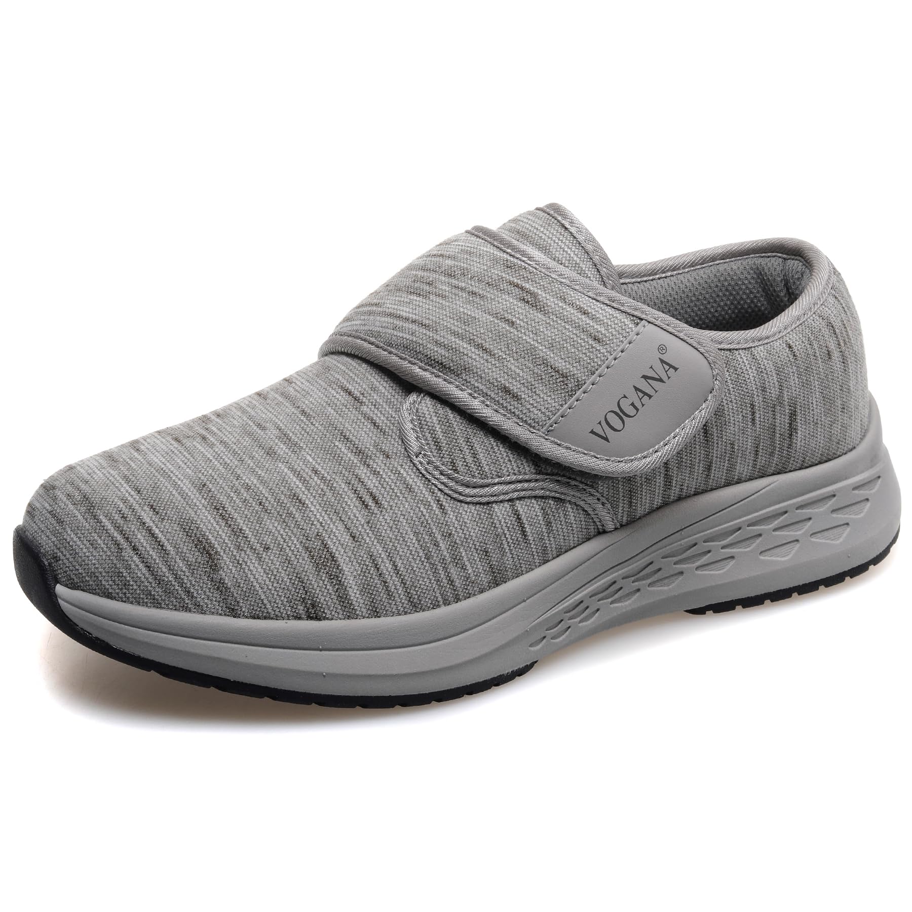 Vogana diabetic shoes for men with adjustable wide width for swelling comfort.