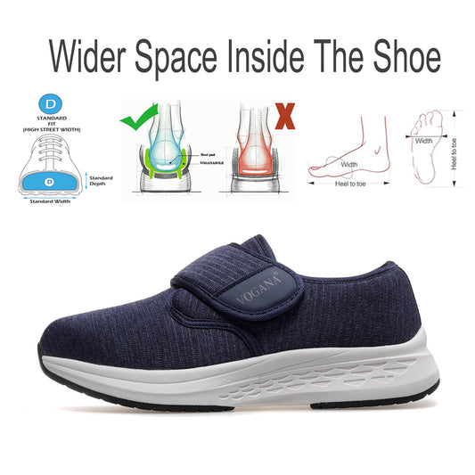 Vogona Diabetic Shoes memory foam insole visible for foot fatigue relief