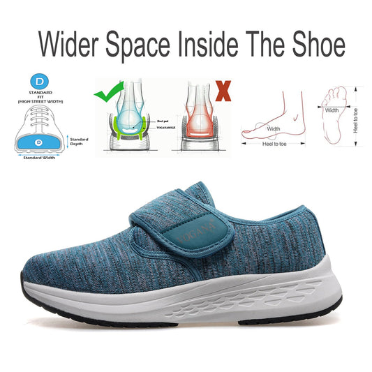 Vogana women's breathable knit upper helps feet stay dry during daily activities