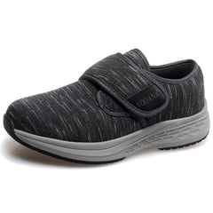 Vogana diabetic shoes upper view highlights breathable stretch-knit for comfort.