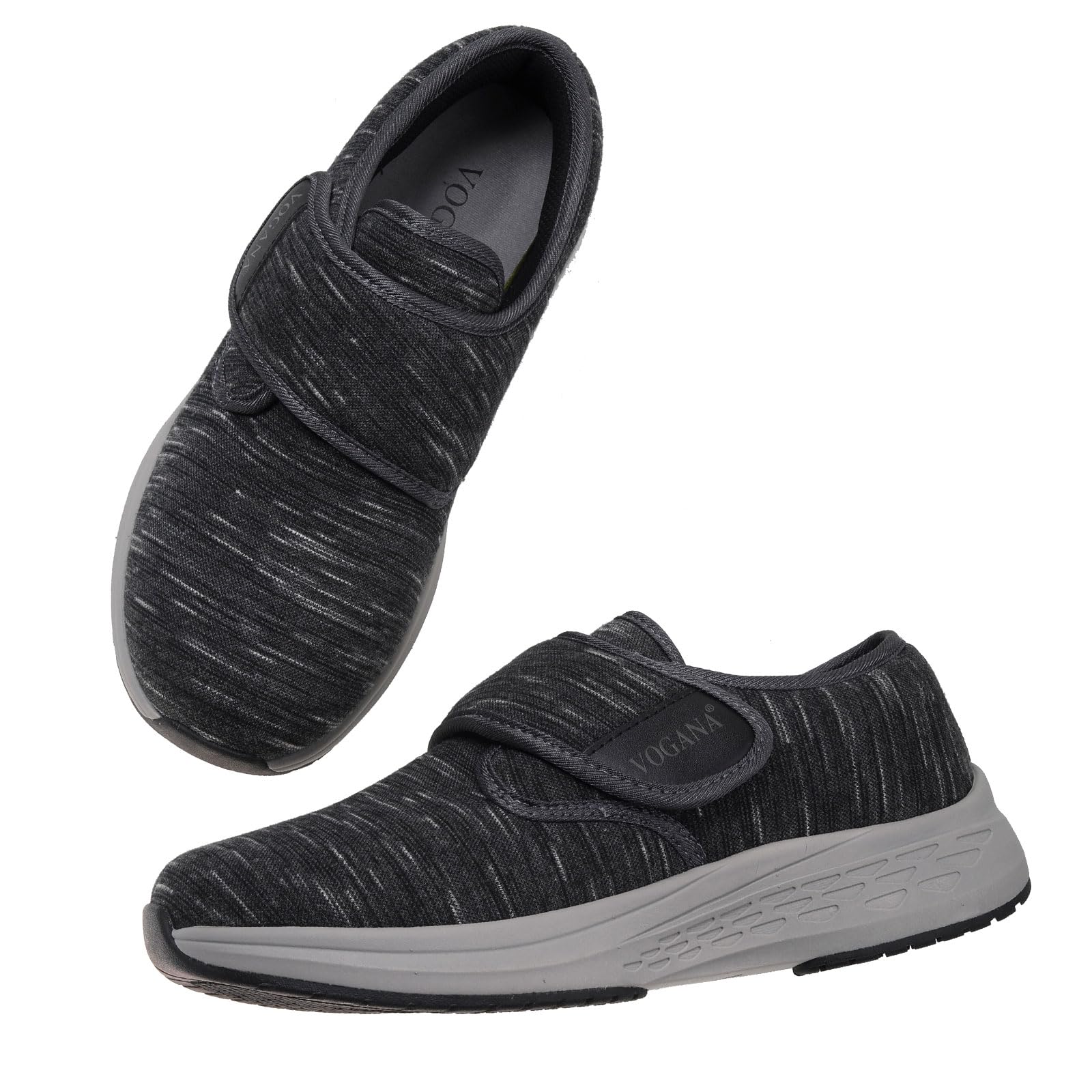 Vogana memory foam insole provides cushioned comfort and fatigue relief.