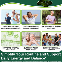 VOGSIG 3000mg serving highlights high-protein greens for energy.